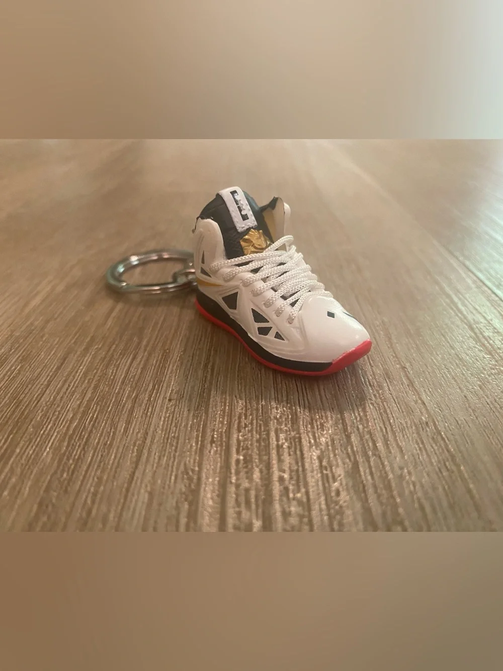 Mini Nike LeBron 10 USA Keychain